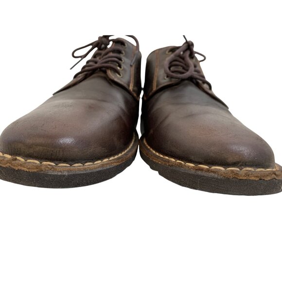 Retro 11 Mens Tommy Bahama Gilford Mens Leather Lace-Up Oxfords Brown GUC 8125